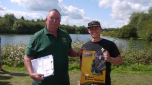 Michael Hill collecting a Solar rod quiver
