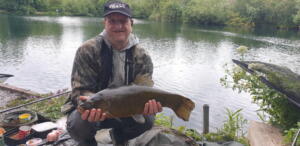 Keith Inwood 6Lb 13oz on sweetcorn - Glastonbury swim 8.6.20