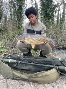 Harley Williams 15Lb 3oz first carp of 2024 and it went for ccmoore wafter again Dartford Baldwins lakes February 24
