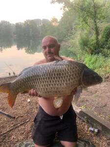Simon Bates with Spike at 28Lb from the sides 13.8.20.