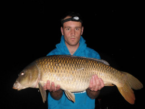 Taylor Davis, 22Lb 6oz common caught at 5am on the 11/9/11 at brooklands in torrential rain and very strong winds caught on a single 18mm hook bait fished to a bar in open water with regularly scatterd freebies 