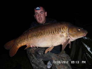 Danny Webb 23Lb 2oz Westminster Field Lake 13.08.12