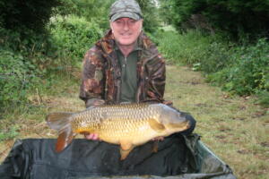 Andy Bennigfield 19Lb 8oz Viaduct Lake - caught 2 feet off the cattle bank right next to the reeds. 7.6.20