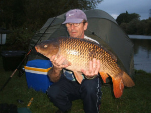 Andy King 15Lb 8oz from swim 81 Westminster Lake on Ultraplex and 8Lb line 26.9.11 