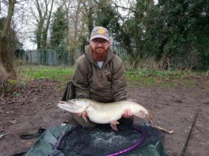Caught this beauty at approx 4pm on a 22cm 125g savage gear river roach lure. The 20lb still evades me but a new pb so i cannot complain 31.12.18