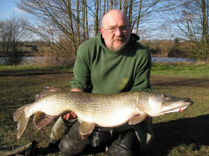 Clive Archer 24Lb 7oz Westminster Field Lake Caught during tea break whilst working on the Island reconstruction - 3.2.12