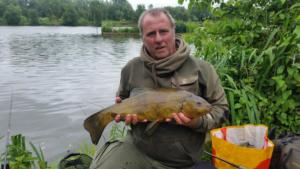 Jeff Brown - Westminster Field Lake - 8Lb 3oz - sweetcorn on float tackle - close in using size 16 hook to 5lb hook link 14.6.18