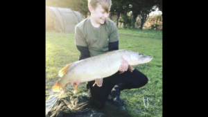 Lloyd Powell 22Lb 8oz Viaduct Lake on dead mackerel 2.2.20