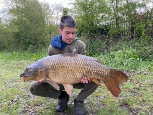 Riley Walsh 35Lb 4oz Viaduct Lake 25.4.21 First overnighter and 2 X PB's