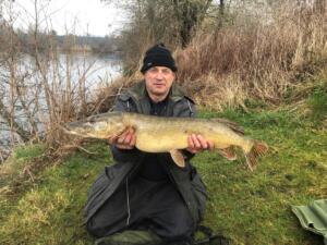 Robert Finch Westminster Fields Lake caught six Pike from 10Lb 2oz to16Lb 4oz 3.3.22