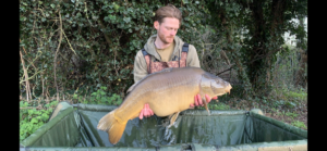 Wade Newman 30Lb 10oz Westminster Field Lake on diamond white wafter and bumbleberry goo 24.3.19