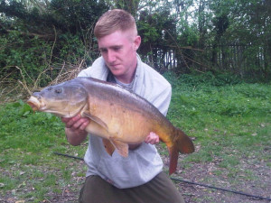 Tom Kayabasi - about 17lb viaduct lake, bottom bay - 11.4.11