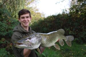 William Benningfield, 16,  18lbs Westminster Lake on a Savage Gear Roach Lure 19.10.20