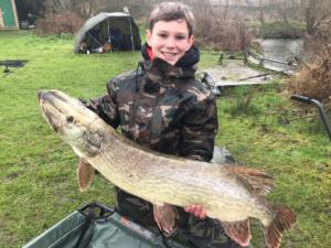William Benningfield Age 13 Horton Kirby, Westminster Lake 20Lb on mackerel - 30.3.18