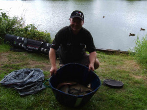 Dave Hough 3rd place & with his 45lb 0oz catch 14.8.11