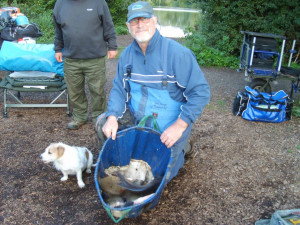 John Savage with part of his 61Lb winning catch 12.9.2010