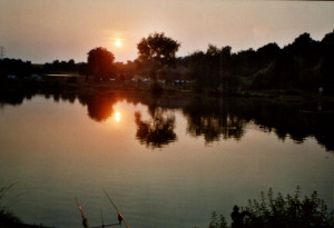 Viaduct Lake Sunset