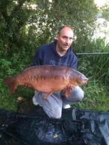 Dean Uting Small Lake 39Lb 4oz September 2015.