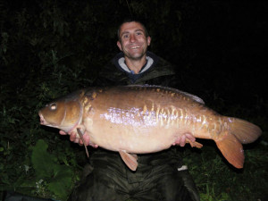 James Hale The Unknown 38Lb 10oz Small Lake at 12.30 am on Mainline Cell Bollie 11.9.13