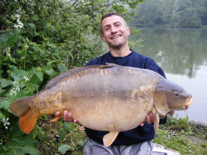 James Hale - caught from the car park lake on 24th May at approx 7.00am.This was my first ever session at Sutton venue due to Horton Kirby being closed. The fish was a 31lb 2oz Mirror carp and this was my first 30lb plus fish.